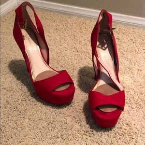 Tall  red high heels